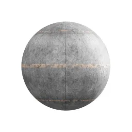 Concrete road with lanes